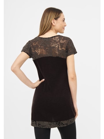 TOOCHE Shirt "Brown Orchid" in braun