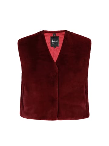 faina Damen Vest in Weinrot