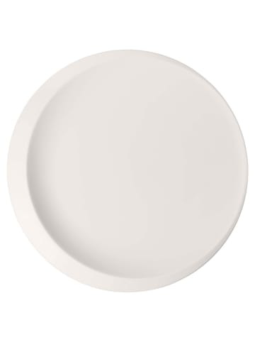 Villeroy & Boch Servierplatte NewMoon ø 37 cm weiß in weiß