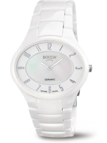Boccia Uhr in Perlmutt
