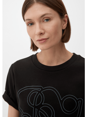 s.Oliver BLACK LABEL T-Shirt kurzarm in Schwarz