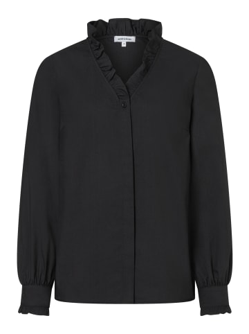 More & More feminine, süße Rüschenbluse in black