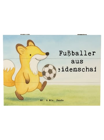 Mr. & Mrs. Panda Aufbewahrungsbox Fußballer Leidenschaft Design ... in Weiß