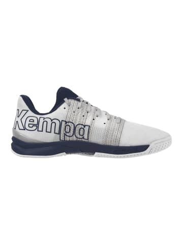 Kempa Hallen-Sport-Schuhe ATTACK ONE 2.0 Kids in weiß/marine