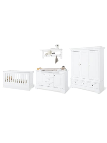 Pinolino Kinderzimmer-Set Emilia extrabreit groß inkl. Wandregal, 4-tlg.