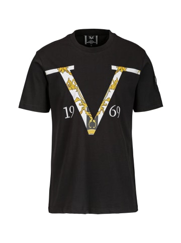 19V69 Italia by Versace T-Shirt Filippo in schwarz