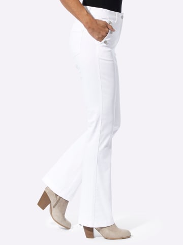 Sieh an! Bootcut-Jeans in ecru