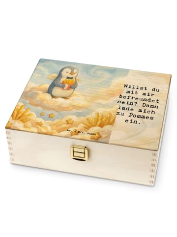 Mr. & Mrs. Panda Tee-Aufbewahrungsbox Pinguin Engel Pommes Desig... in Weiß