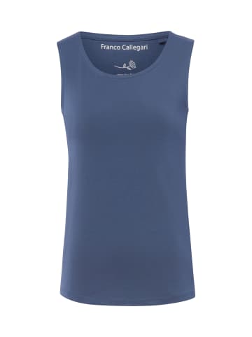 Franco Callegari Tanktop in indigo - 0004