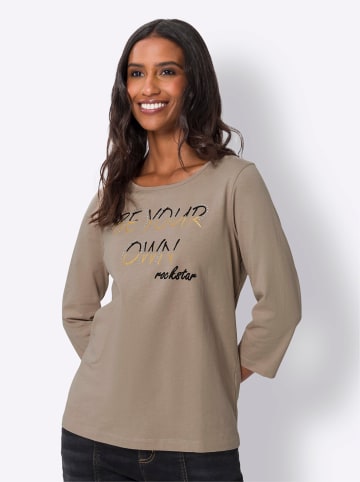 Heine 3/4-Arm-Shirt in sesam