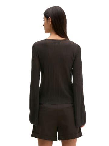 Marc O'Polo Feinstrickpullover slim in Burnt Coffee