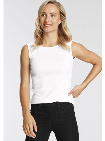 FLASHLIGHTS Tanktop in weiß