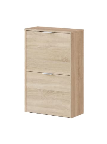 CALICOSY Schuhschrank ZAPATEROS in Helles Holz - (W) 50 x (H) 76 x (L) 22 cm