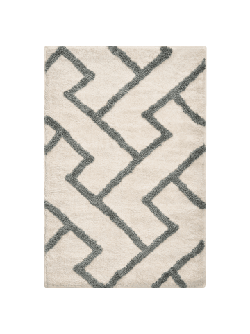 Beliani Badematte GARHI in Beige/Grau - (W) 60 x (L) 90 cm