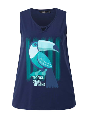 Ulla Popken Strick-Top in tintenblau