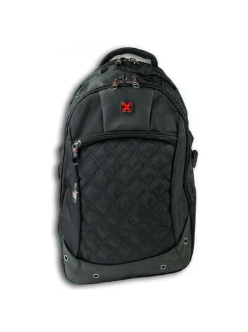 Travel n meet Polyester Freizeitrucksack Travel N Meet Rucksack schwarz ca. 32cm