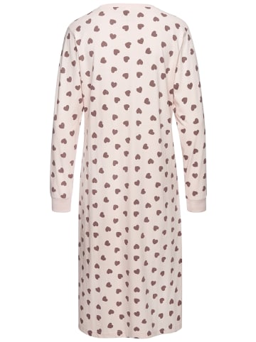 VIVANCE DREAMS Nachthemd in rosa-gemustert