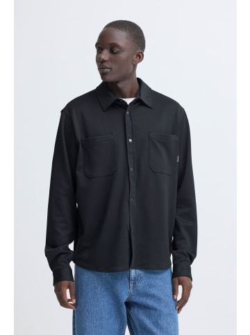 BLEND Langarmhemd BHAdrian in Dunkelblau