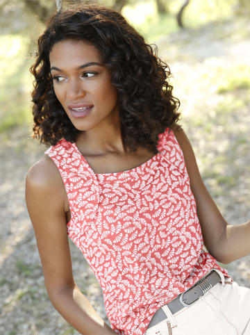 WITT WEIDEN Top in lachs-ecru-gemustert