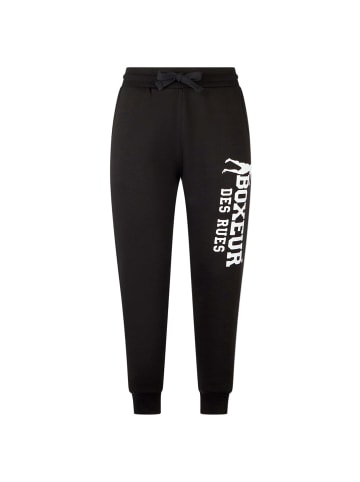 Boxeur des Rues Jogginghose Slim Fit Sweatpant With Logo in Black-White