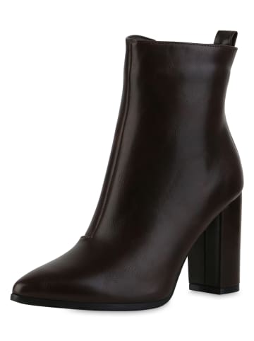 VAN HILL Klassische Stiefeletten Dawn in Dunkelbraun