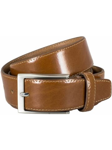 Lindenmann Gürtel für Herren in cognac