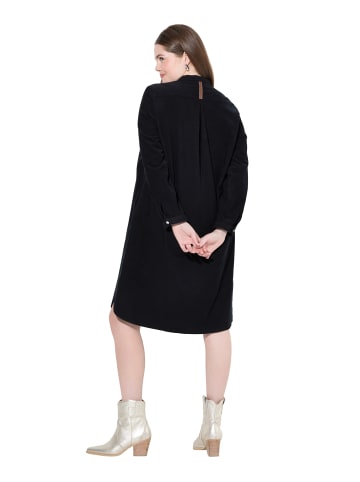 Ulla Popken Midikleid in schwarz