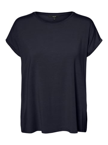 Vero Moda T-Shirt VMAVA PLAIN in Blau