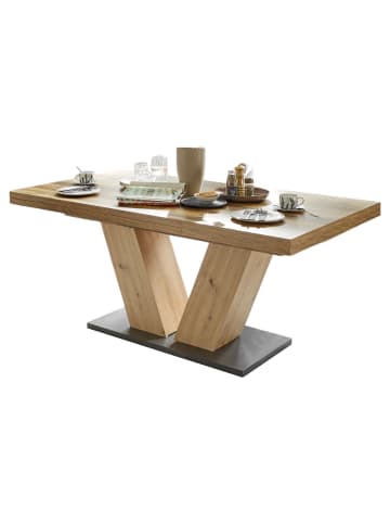 58 aufm Kessel ESSTISCH ausziehbar Elena 160x90x76 Asteiche/Plankeneiche