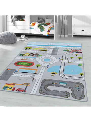 Kinder Teppich Paula in Grau