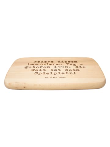 Mr. & Mrs. Panda Schneidebrett Spruch 1998 Geburtstag mit Spruch in Transparent