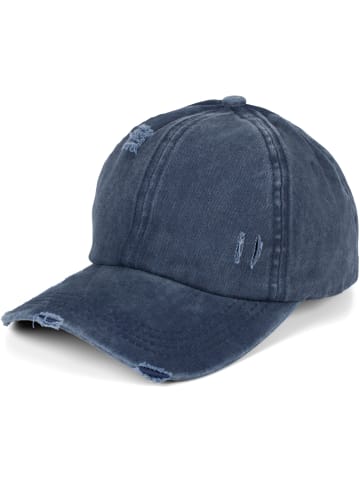 styleBREAKER Baseball Cap in Jeansblau