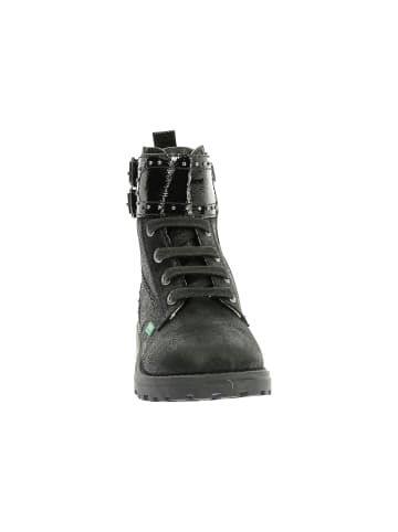 Kickers Lederstiefeletten Kind groorock Schwarz
