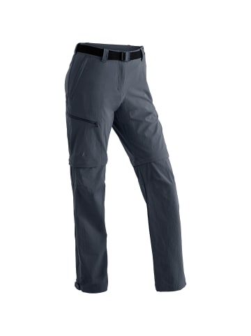 Maier Sports Zip-Hose Nata in Dunkelgrau