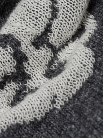 Vila Strickpullover VISiya in grau weiß - 0001