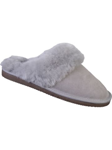 BIOSOFT Hausschuhe Lammfell in Grau