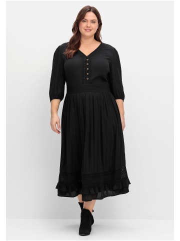 sheego by Joe Browns Maxikleid in schwarz