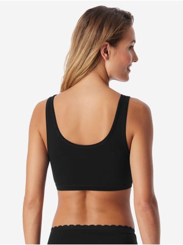 UNCOVER BY SCHIESSER Bustier Cotton Lace in Schwarz