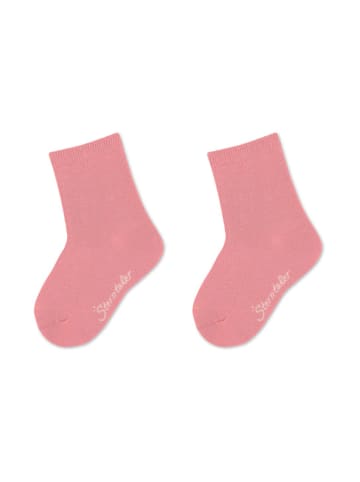 Sterntaler Socken 2er-Pack uni in rosarot