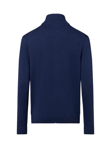 Nils Sundström Strickjacke in indigo - 0003