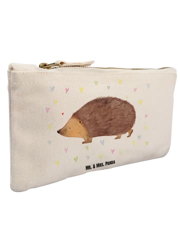 Mr. & Mrs. Panda pencil case Igel Herzen ohne Spruch in Weiß