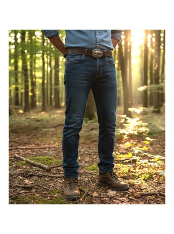 FRONHOFER Trachtengürtel Wildsau in Dunkelbraun