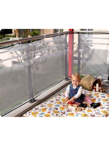 Reer Balkon-Sicherheitsnetz in braun