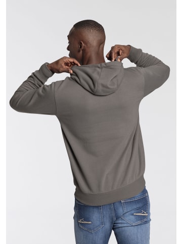 Delmao Kapuzensweatshirt in grau