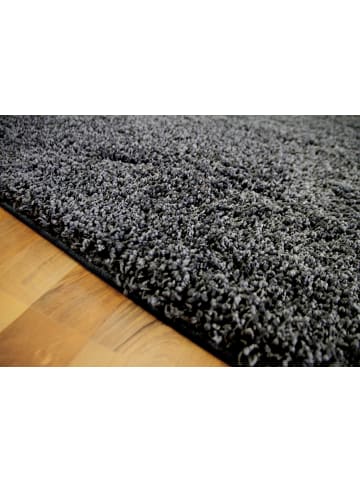 Snapstyle Luxus Hochflor Langflor Teppich Milano in Antraciet