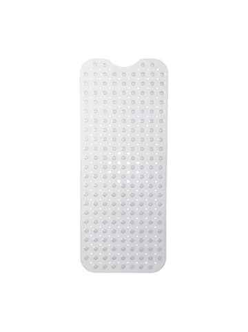 relaxdays Badewannenmatte in Transparent - (B)97 x (T)39 cm