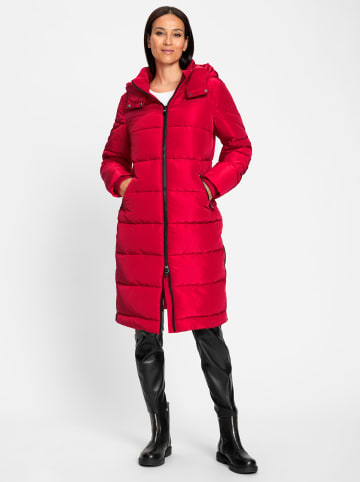 Heine Wintermantel in erdbeere