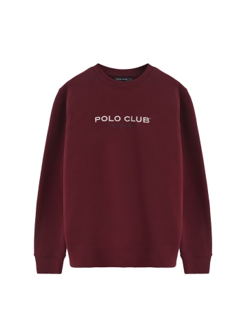 Polo Club Sweatshirt in Granat