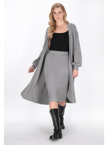 DreiMaster Women Cardigan in grey melange