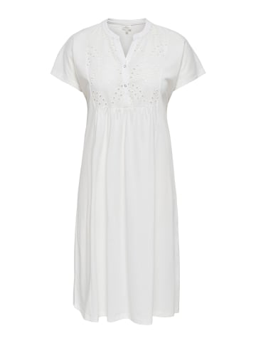 ONLY Carmakoma Kleid in Cloud Dancer
